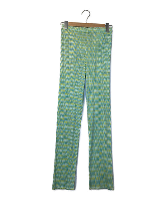 [Pre-owned] PLEATS PLEASE Pleated pants with all-over pattern Pants PP21-JF723