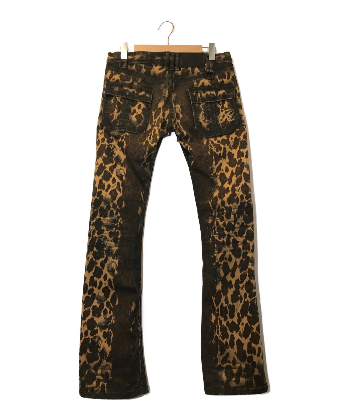 Roen Jeans Leopard 스트레치 스키니 데님 바지 89033001