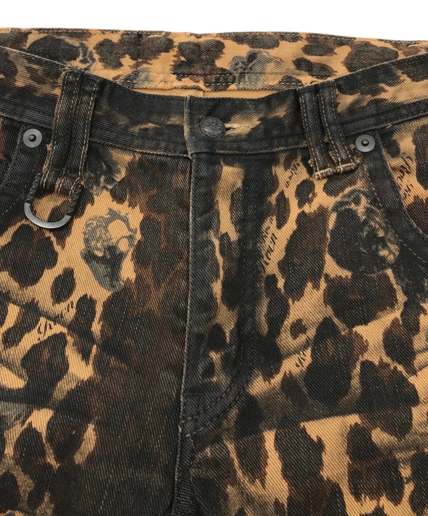 Roen Jeans Leopard 스트레치 스키니 데님 바지 89033001