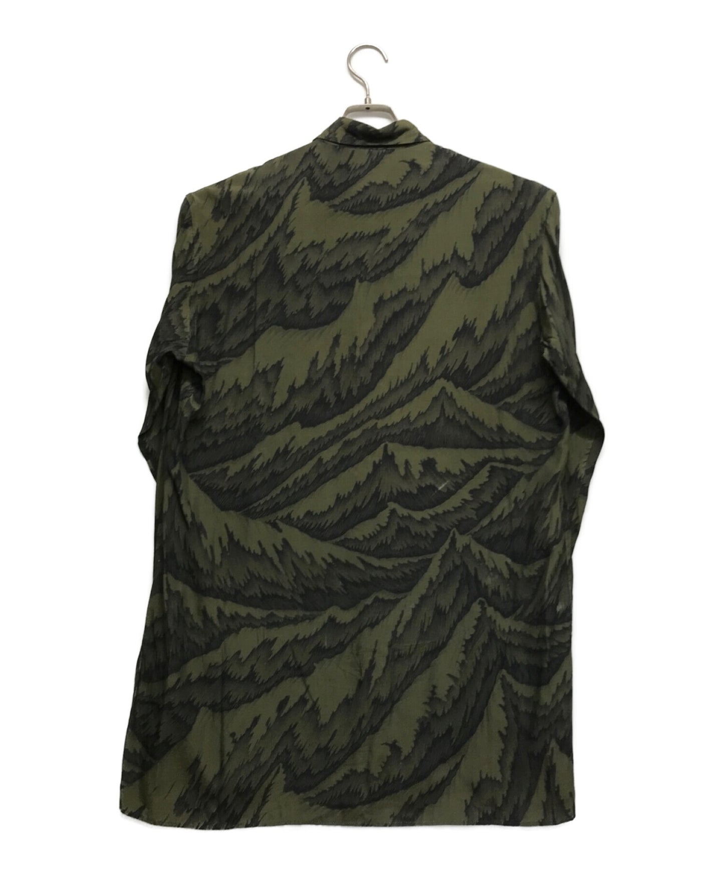 Yohji Yamamoto Pour Homme 02SS Vintage Flower Rayon衬衫裤裤子衫衫衫衬衫衬衫长袖衬衫He-B23-204