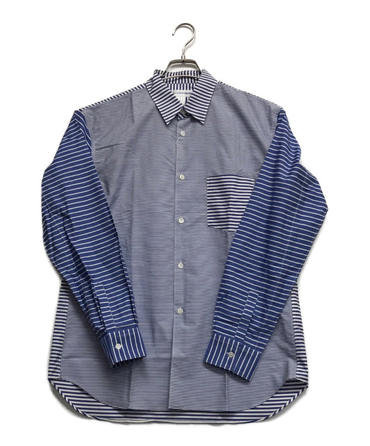 Comme des Garcons 셔츠 컷 어웨이 스트라이프 셔츠 스트라이프 셔츠 줄무늬 셔츠 긴팔 셔츠 셔츠 fz-b119-per-1