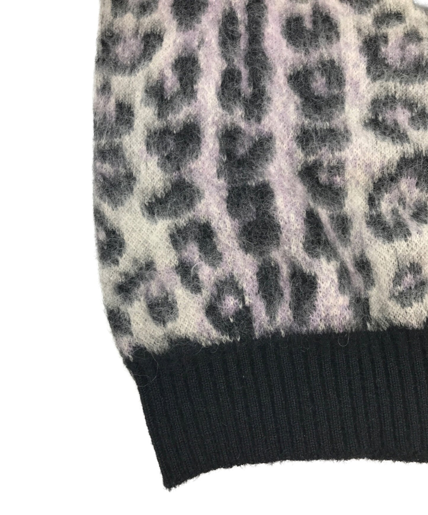 Wacko Maria Leopard Mohair 스웨터