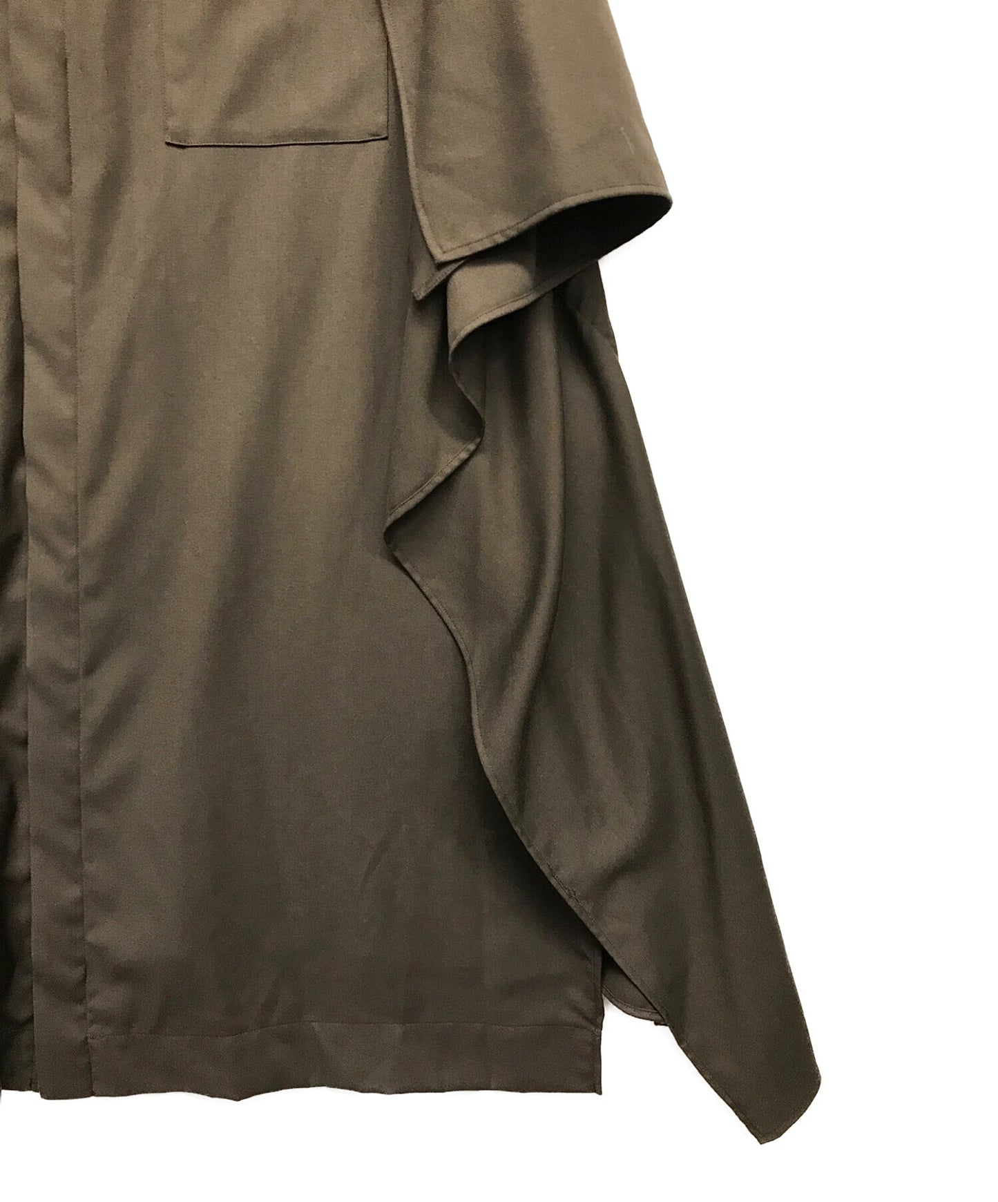 [Pre-owned] Y's Short Sleeve Long Shirt Short Sleeve Shirt Shirt YJ-B40-930