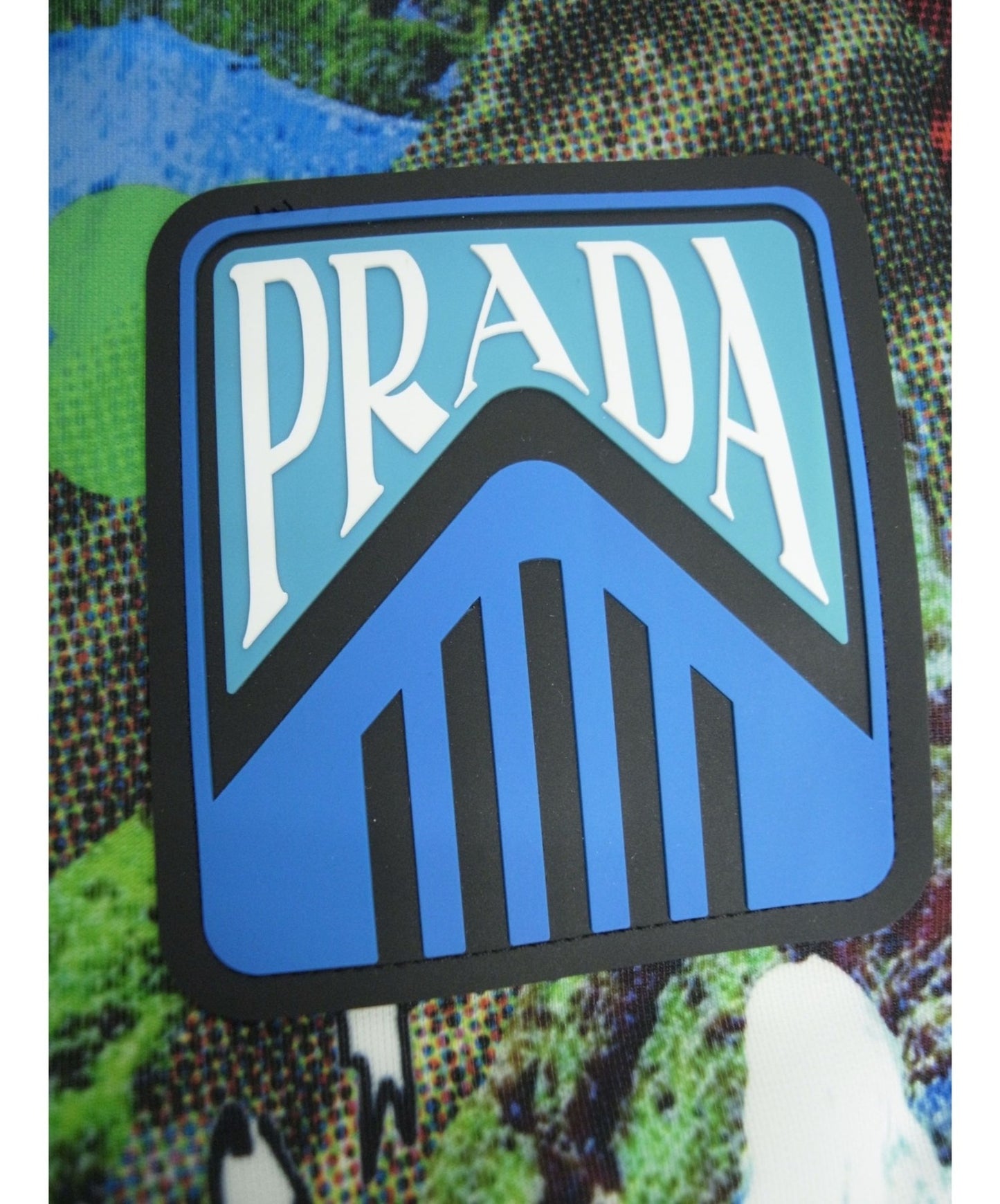 [Pre-owned] PRADA 19SS Track Jacket/Prada Flashback Print High UJL058
