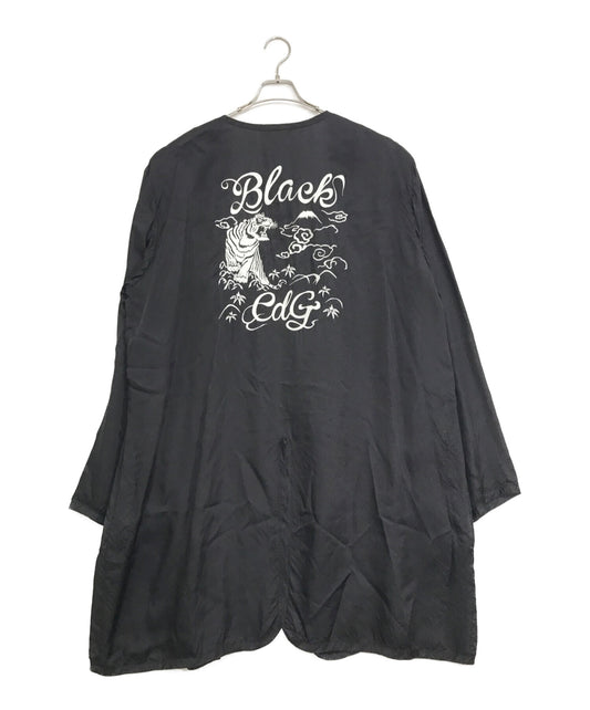 黑色COMME DES GARCONS 21SS产品洗净的绣花外套1G-C006 AD2020