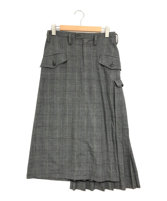 [Pre-owned] Yohji Yamamoto+Noir side-pleated skirt NP-S08-118