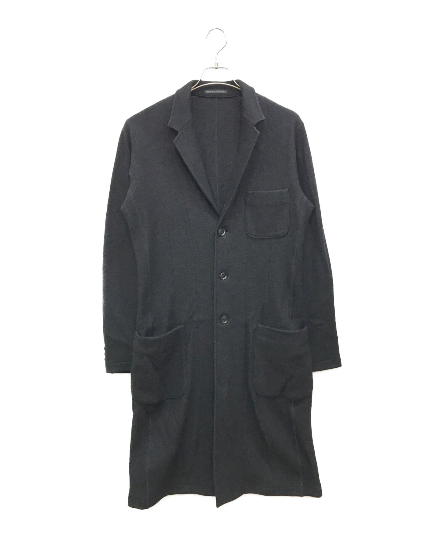 [Pre-owned] YOHJI YAMAMOTO COSTUME D HOMME Body-Shaping Wool Long Coat / INDUSTYLE HR-C88-157