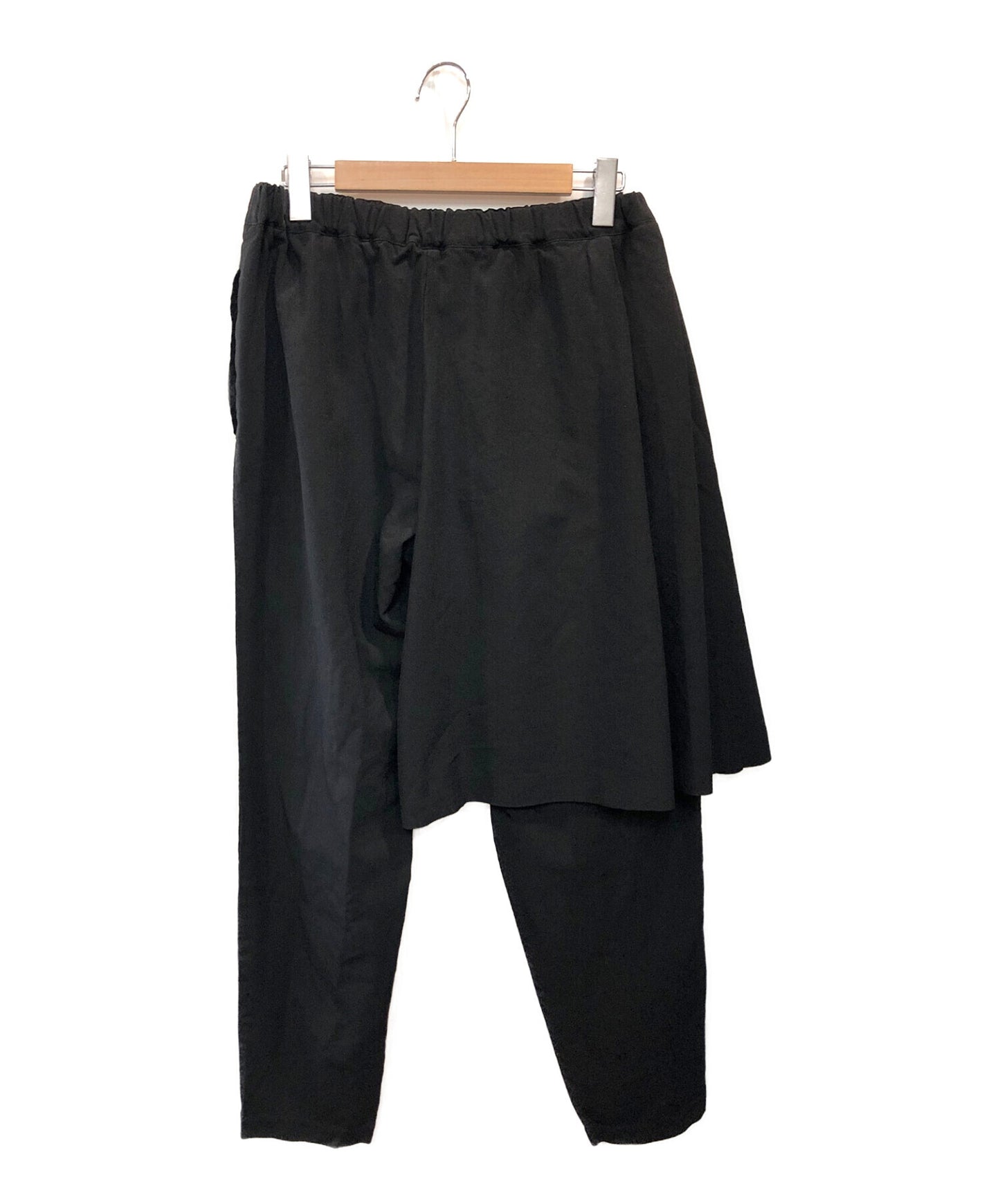 Black Comme des Garcons กระโปรงกางเกงขายาว 1F-P005