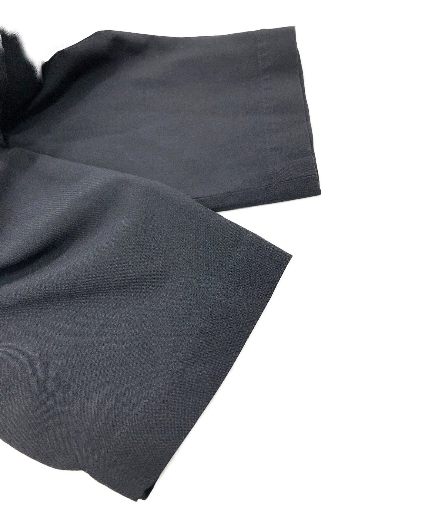 黑色COMME DES GARCONS裙子对接裤子1F-P005