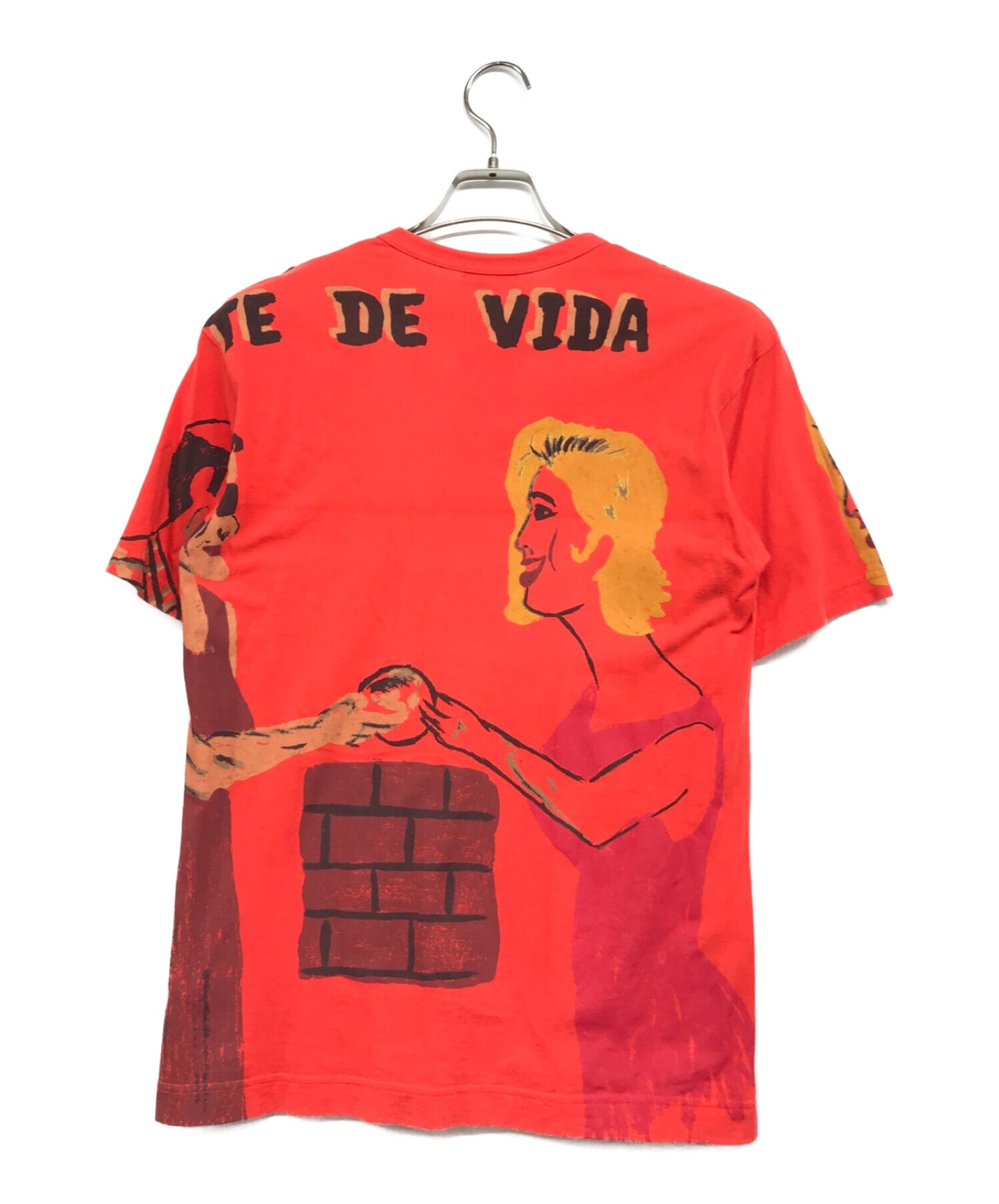 Comme des Garcons Homme Cuban 시대 프린트 티셔츠