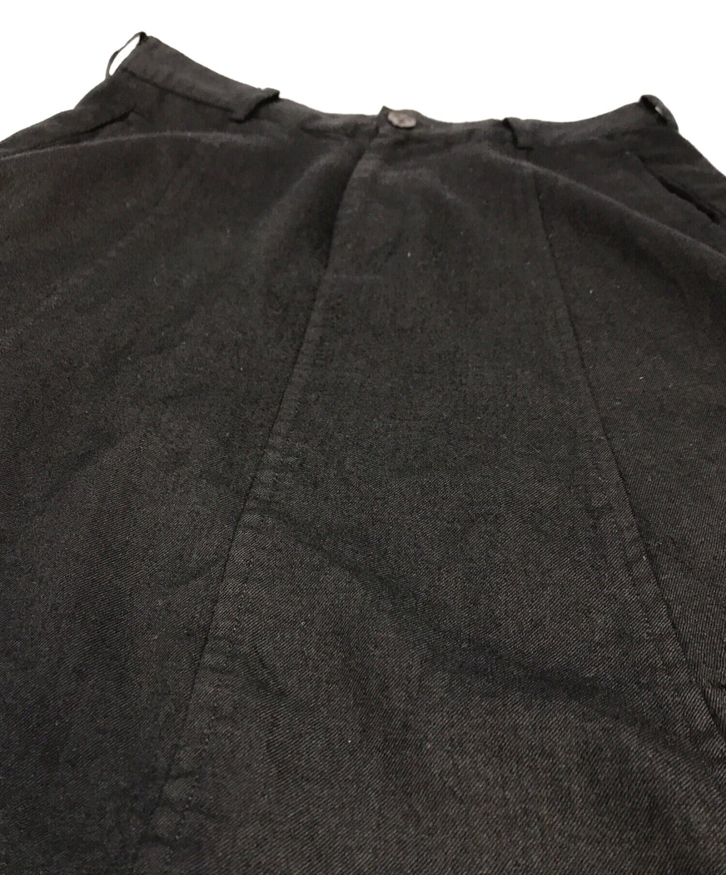 黑色COMME DES GARCONS交叉的Sarouel裤子1H-P016