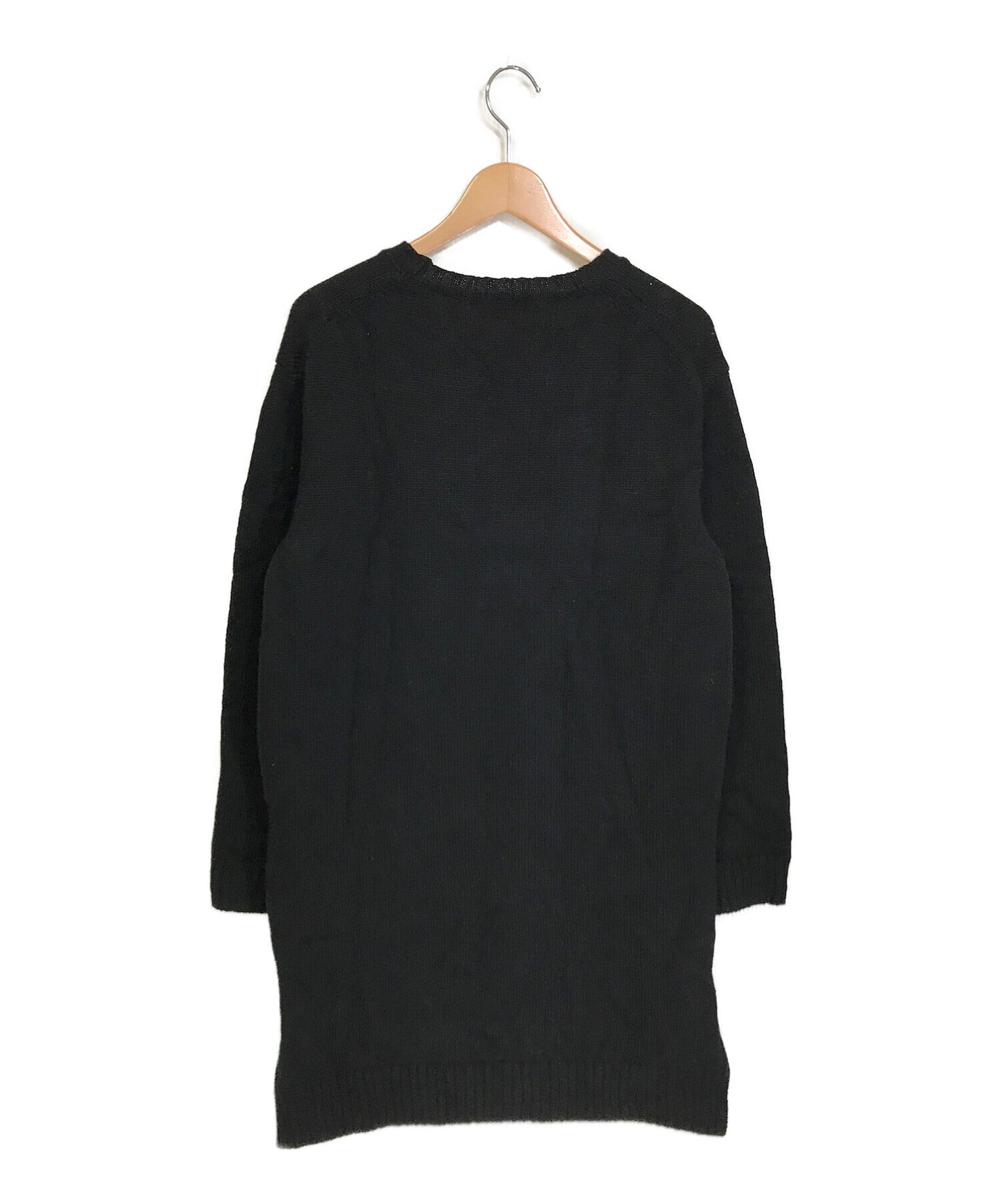 [Pre-owned] YOHJI YAMAMOTO POUR HOMME 18AW Girl Pattern Intersia Pullover Knit HV-K03-884