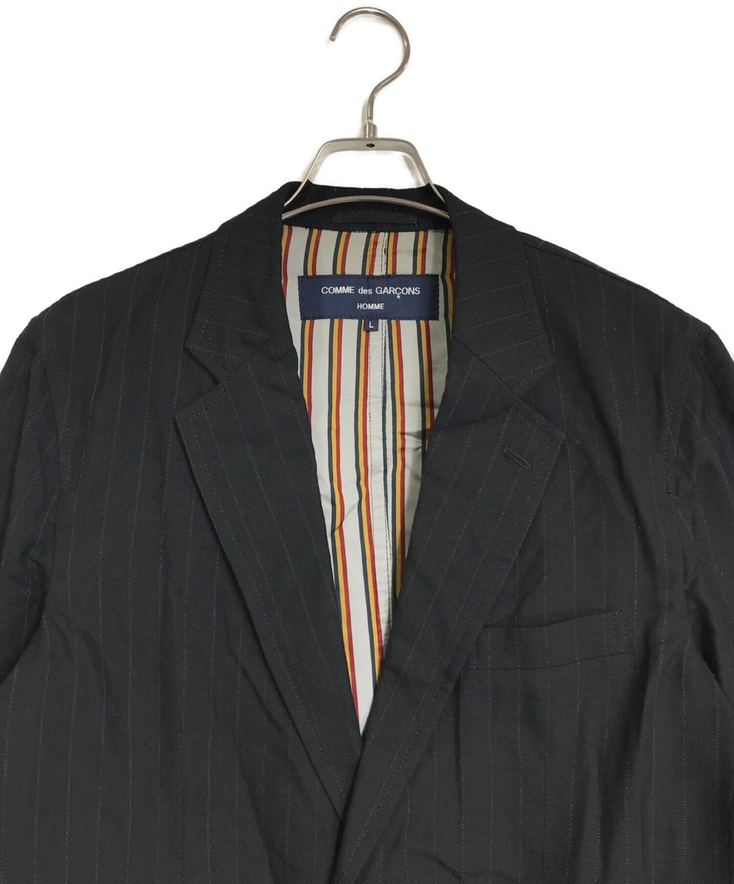 Comme des Garcons Homme Wool Striped Jacket HR-J019