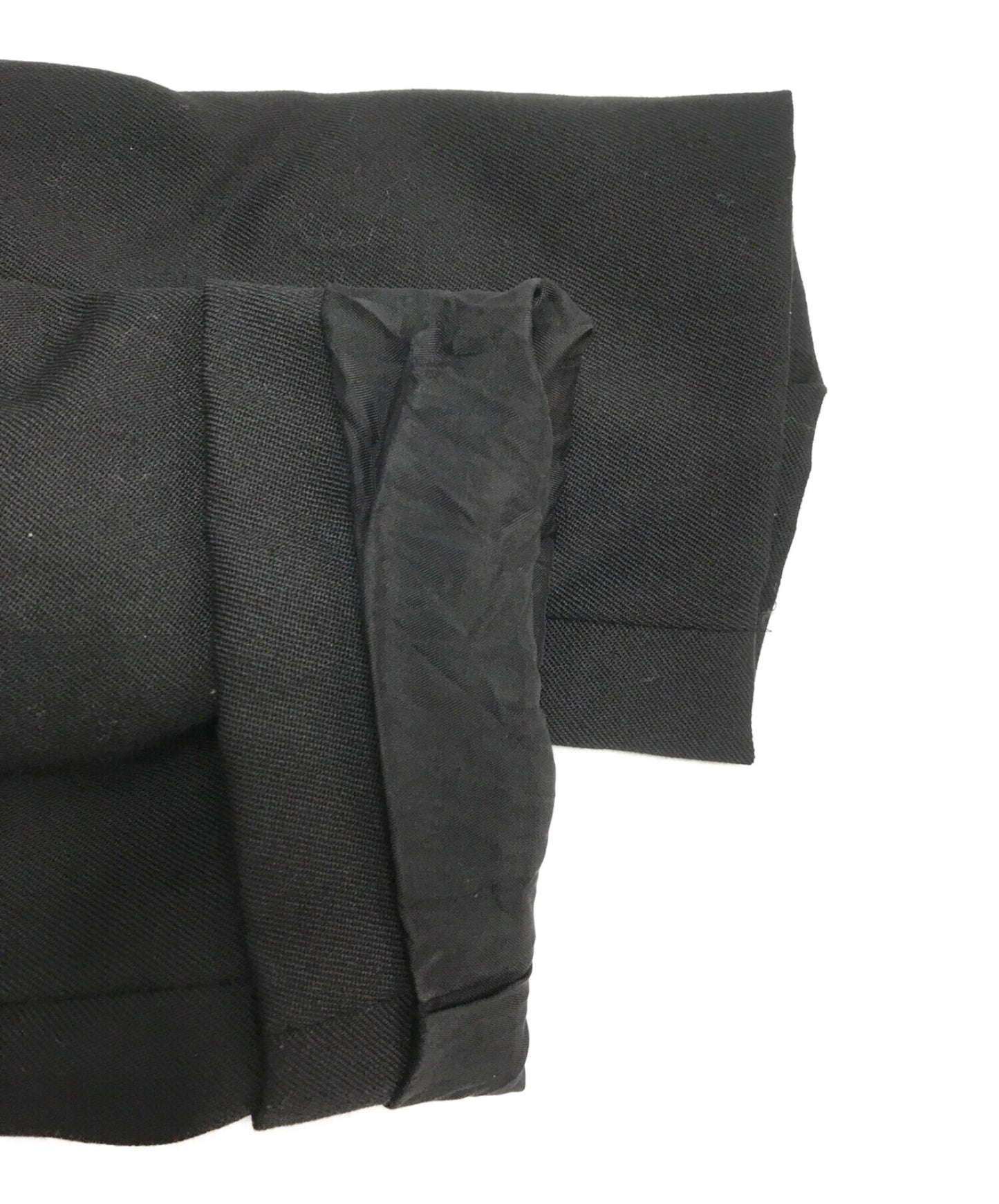 黑色COMME DES GARCONS羊毛口袋3B夾克/量身定制的外套/開關外套1L-J008