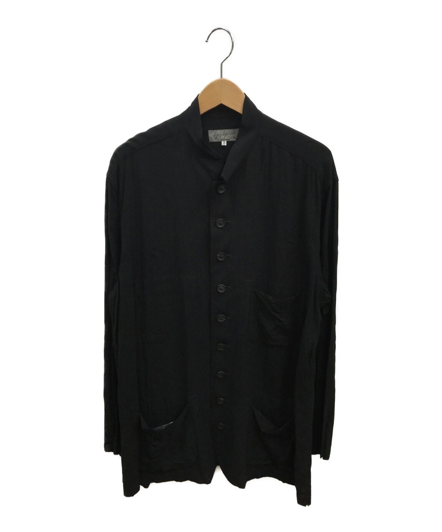 yohji yamamoto pour homme 20ss rayon เสื้อแจ็คเก็ตเสื้อแจ็คเก็ต HN-B21-214