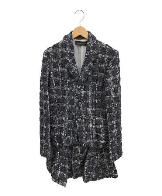 [Pre-owned] COMME des GARCONS Nylon & Wool Mix Layered Jacket / Tailored Jackets / Long GJ-04038M