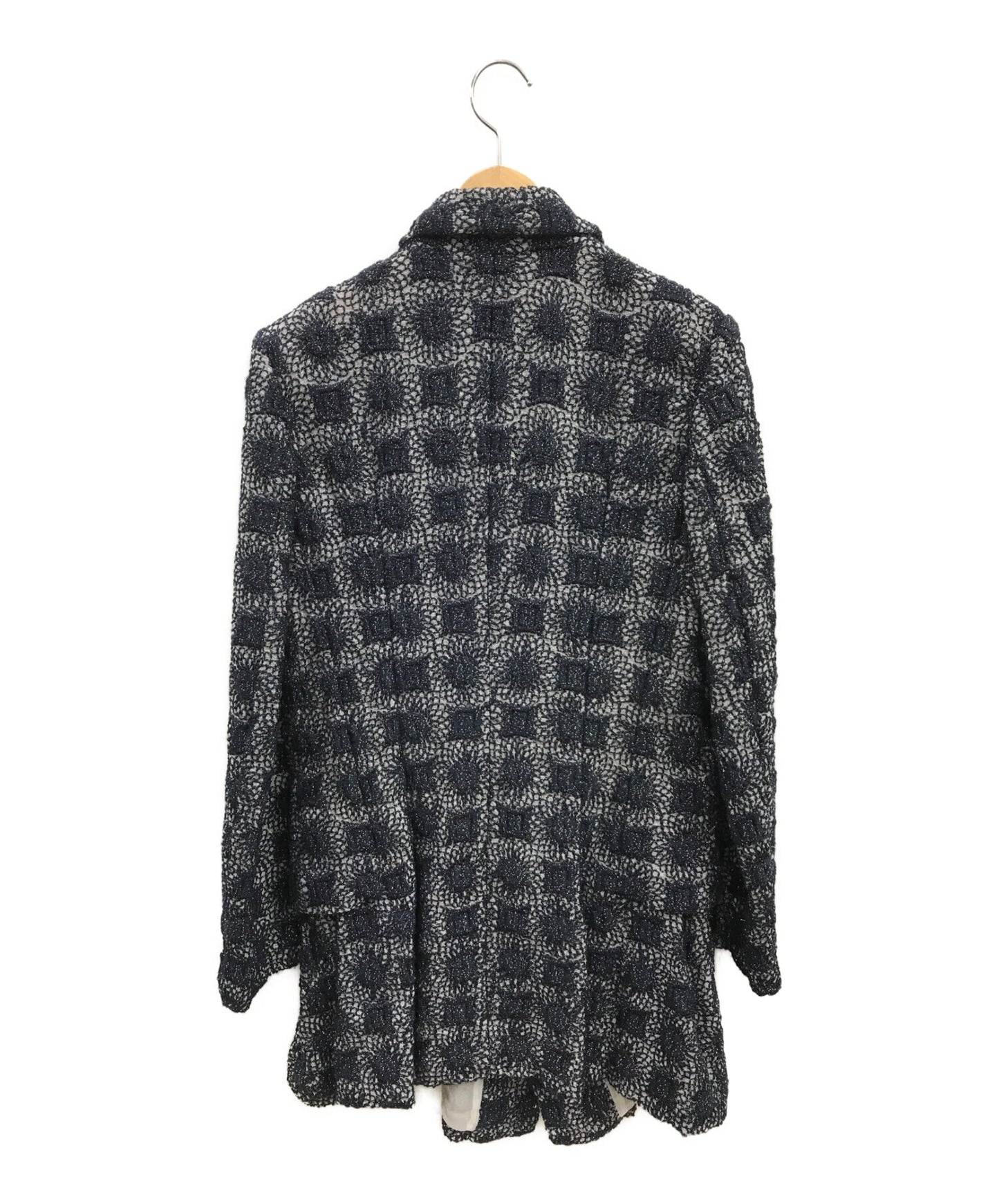 [Pre-owned] COMME des GARCONS Nylon & Wool Mix Layered Jacket / Tailored Jackets / Long GJ-04038M