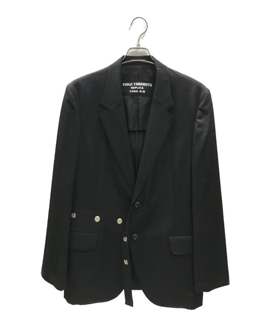 yohji yamamoto pour homme 17ss Wool Gabard 복제 재킷/맞춤형 재킷 HD-J56-107