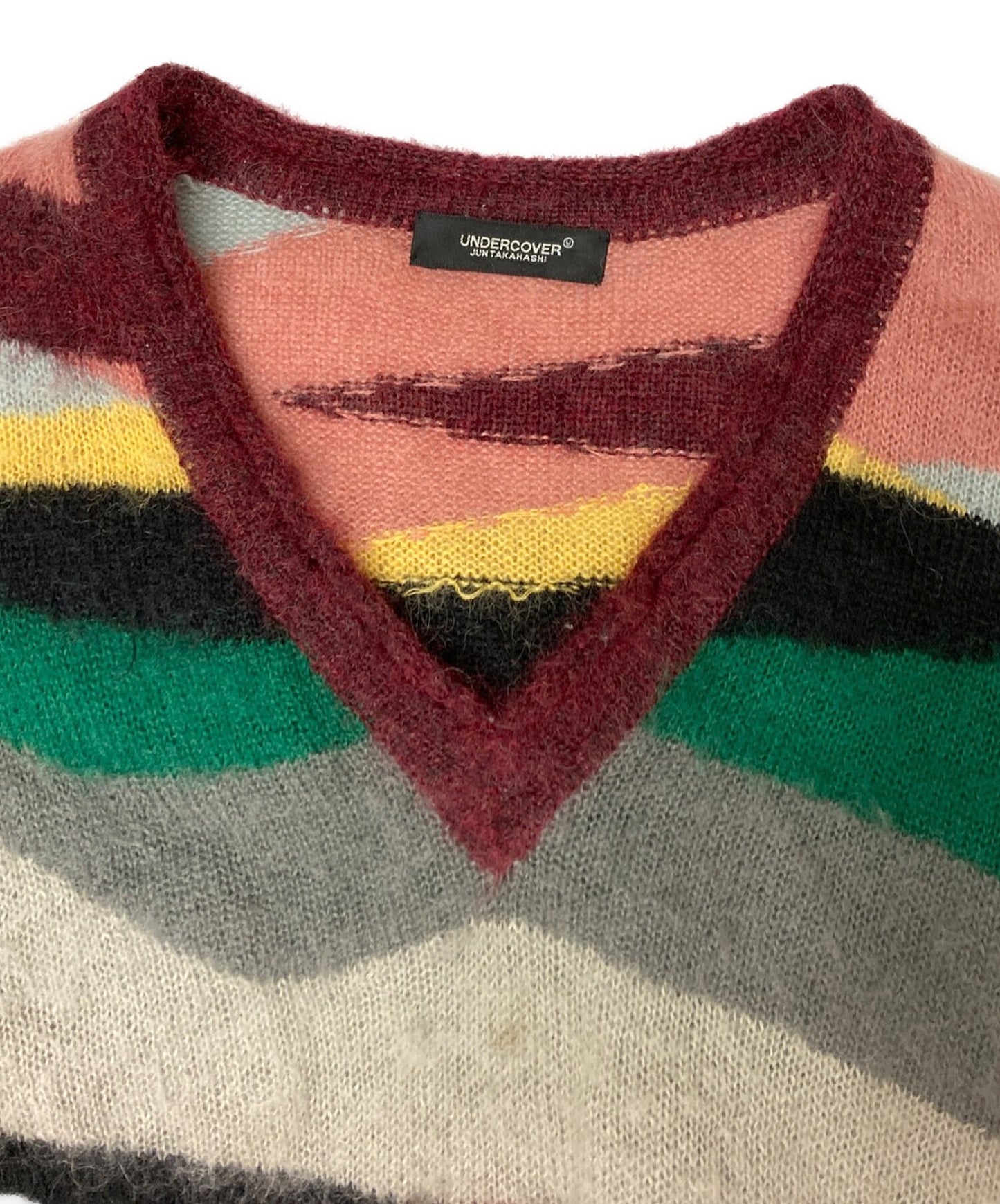 [Pre-owned] UNDERCOVER V-neck knit UCZ4906-2