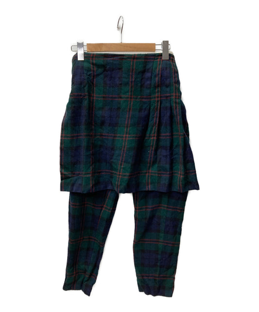 Robe de Chambre Comme Des Garcons Bantage Pants/Check Pants/Layered Pants Ru-P027