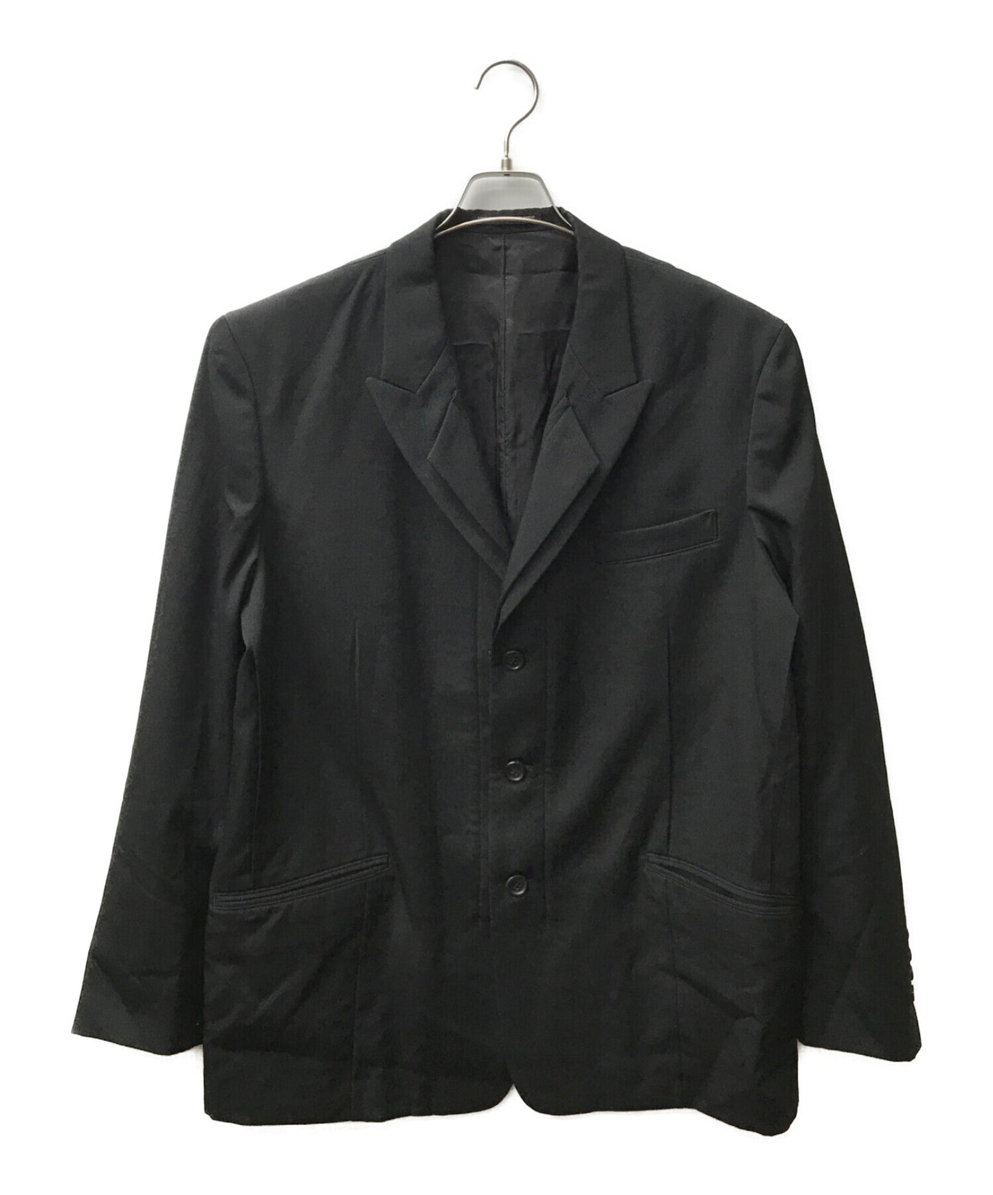 Yohji Yamamoto는 Homme Double Collar Tailored Jacket을 부어 넣습니다