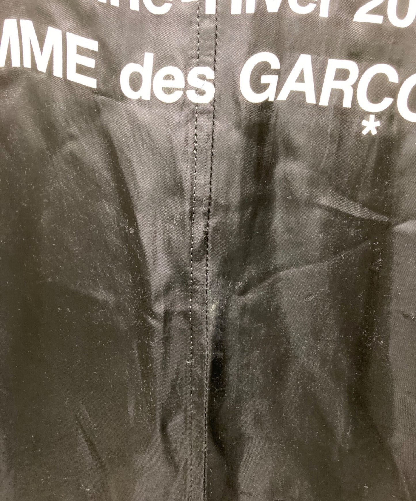 Black Comme des Garcons พนักงานเสื้อ 1P-C002