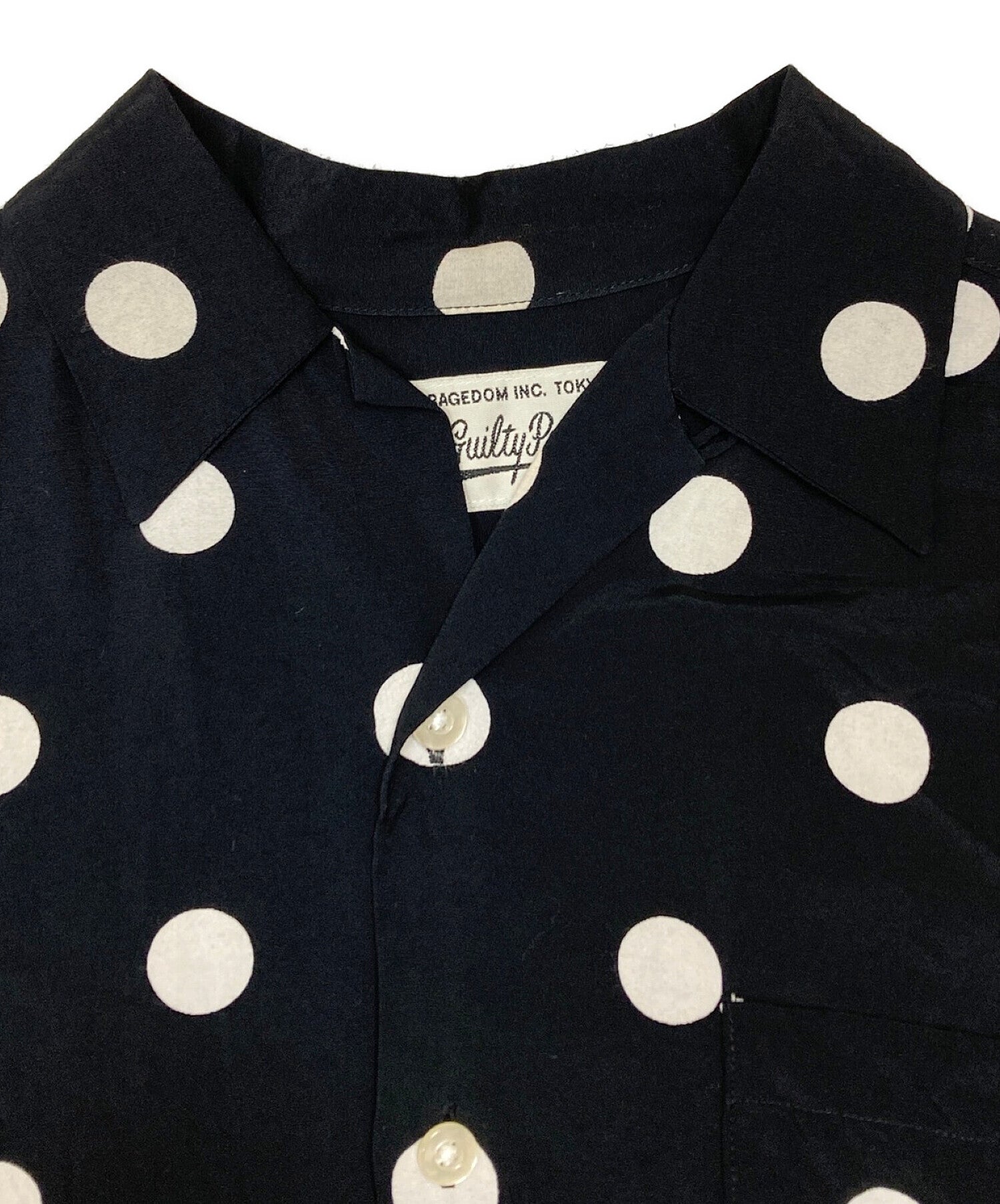 WACKO MARIA DOTS OPEN COLLAR SHIRT - シャツ