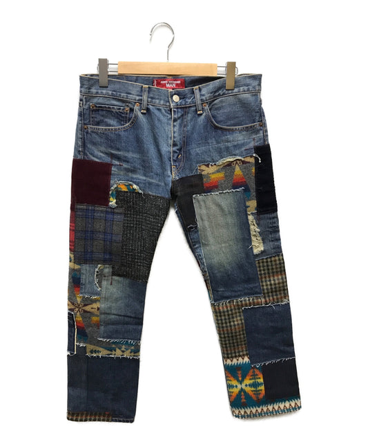 [Pre-owned] JUNYA WATANABE MAN patchwork denim pants WJ-P204