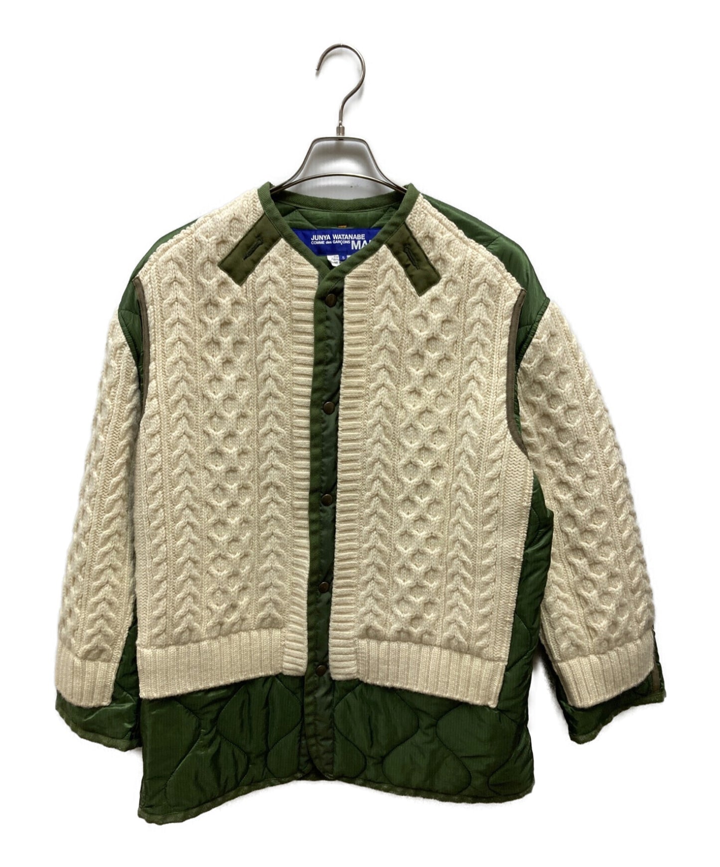 Comme des Garcons Junya Watanabe Man Nylon Ripstop Wool Jacquard Jacket WH-J009