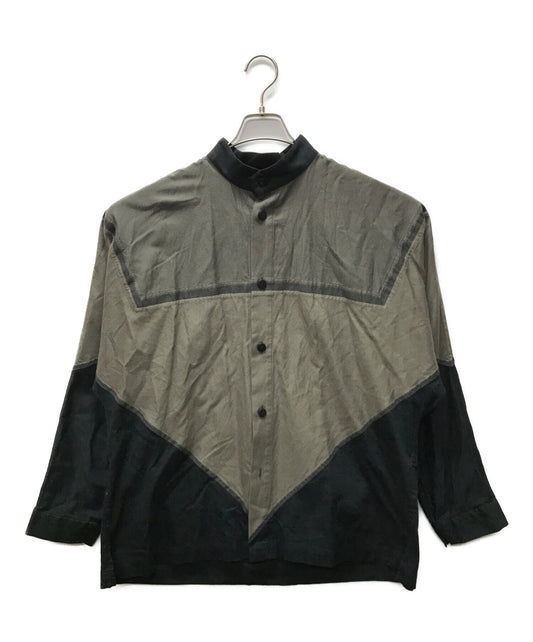 [Pre-owned] A-POC ABLE ISSEY MIYAKE Geometric Pattern Band Collar Shirt AT23FJ004