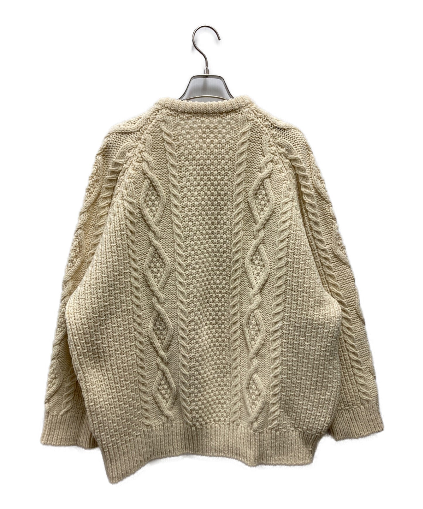 [Pre-owned] VISVIM BOLLARD CREW KNIT/Cable knit 0320205012001