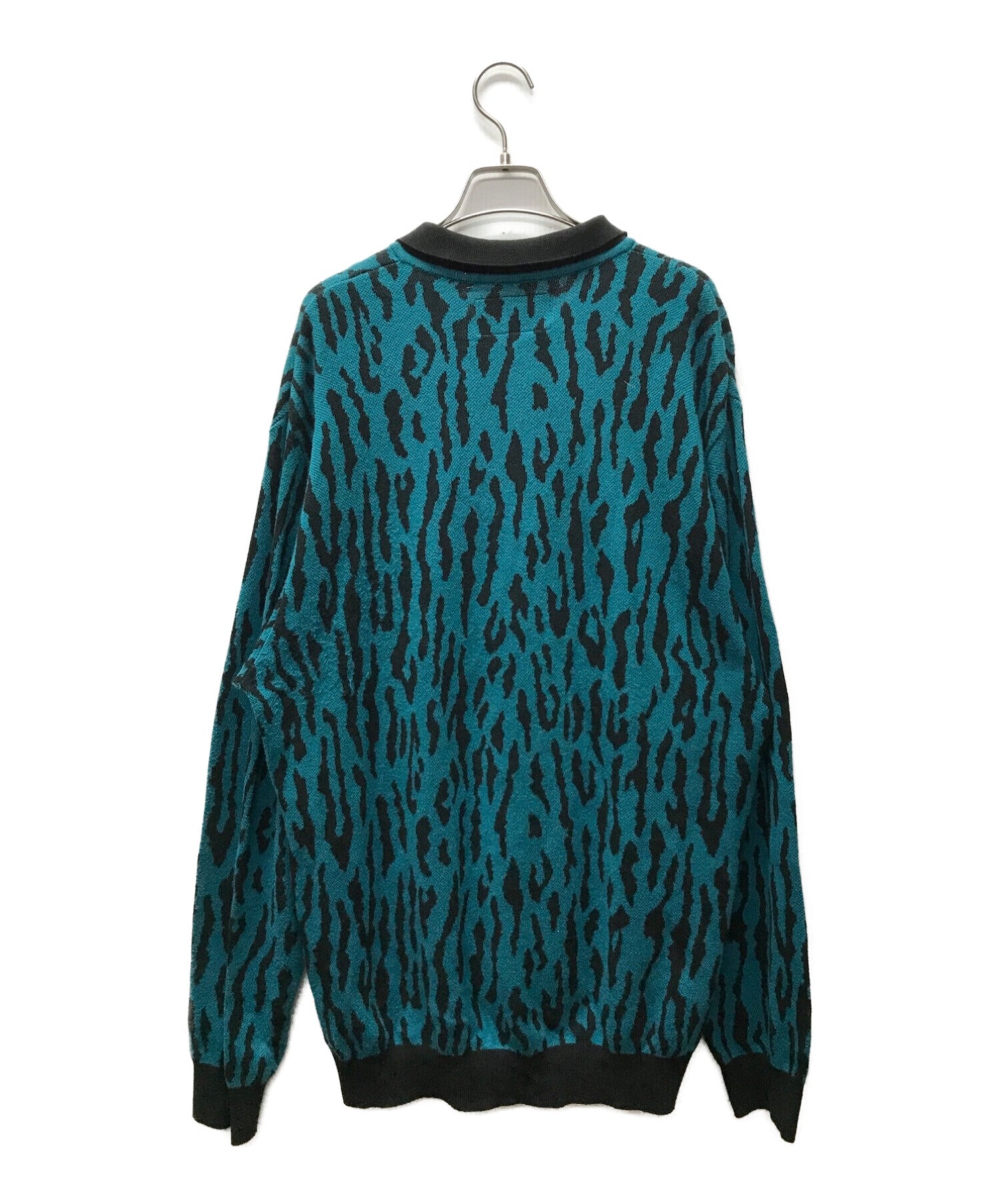 Pre-owned] WACKO MARIA Leopard Knit Polo Shirt 22fw-wmk-kn21 – Archive  Factory