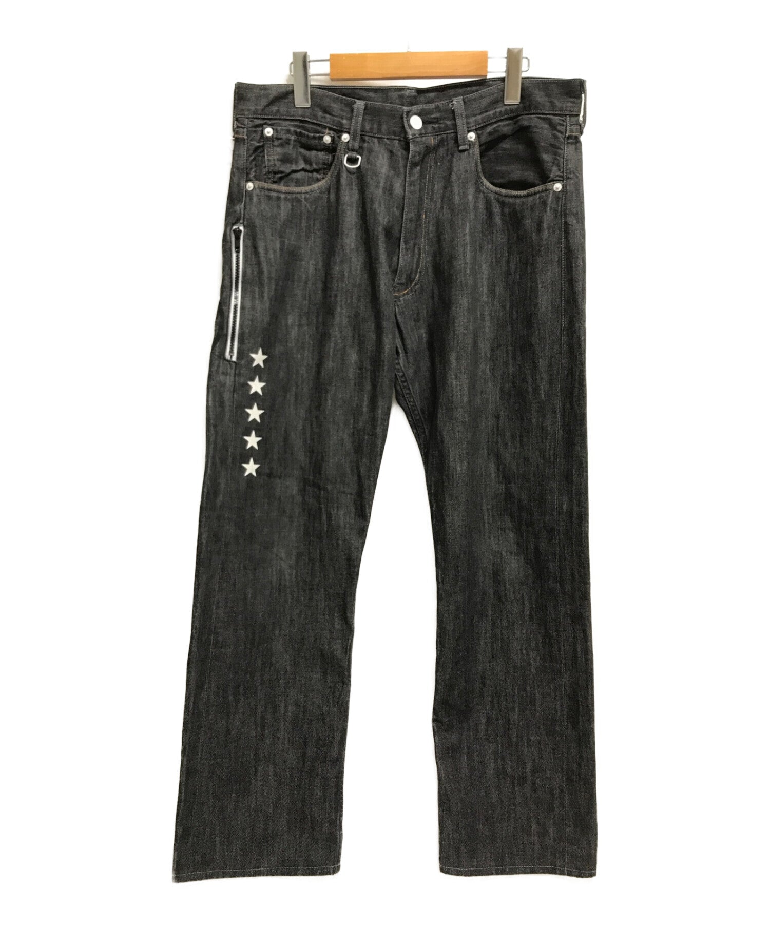 Levi's Fenom Fragment Design 5 Star Painted Denim Pants Thunder Mark ...