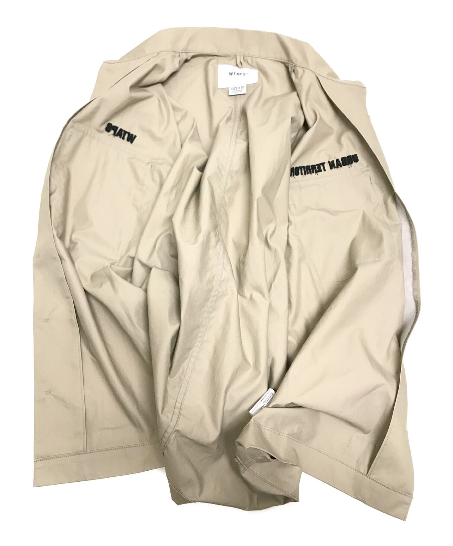 WTAPS 22SS BUDS SS COTTON TWILL SHIRT Logo Embroidery Work Shirt