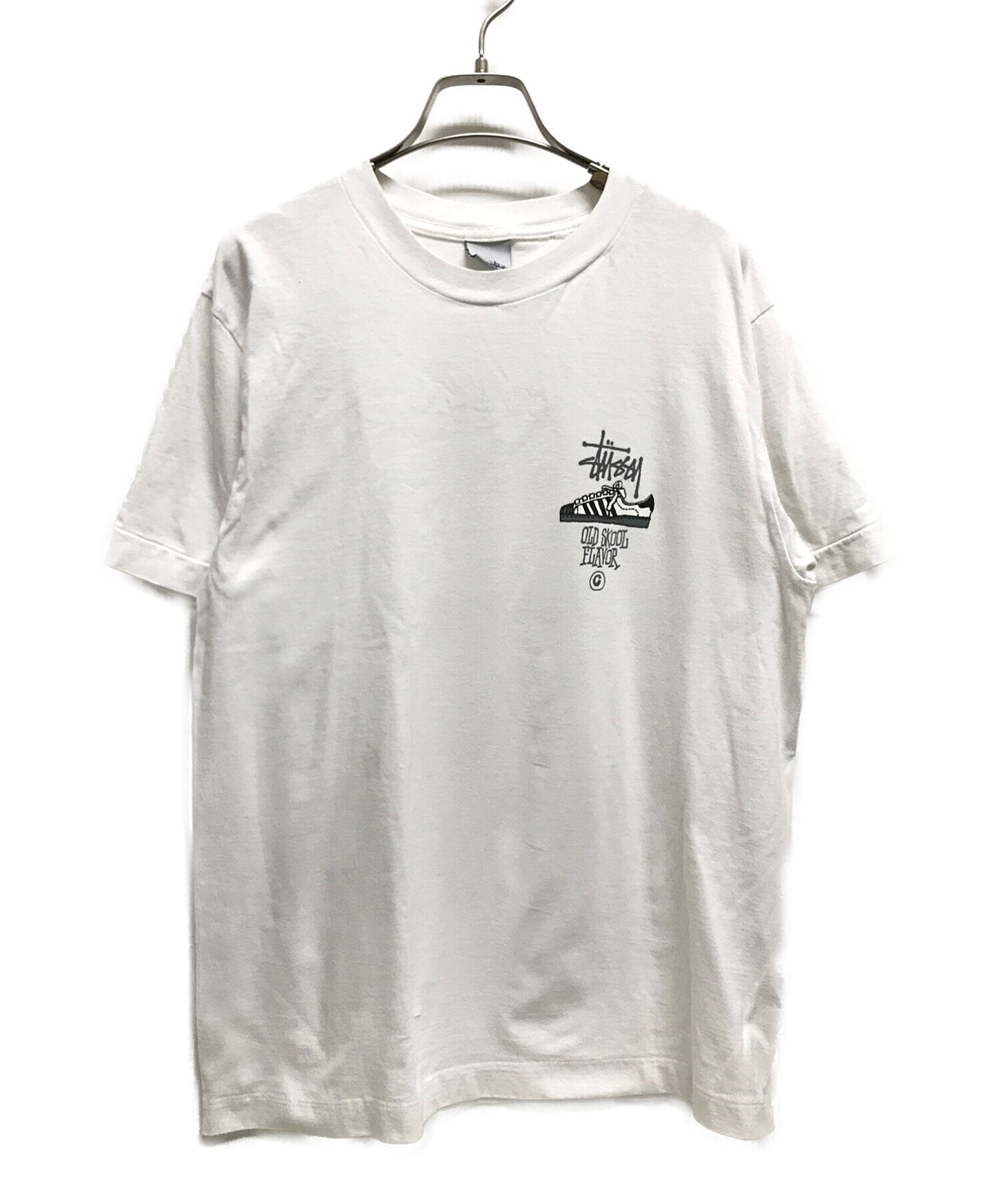 Pre-owned] stussy Vintage Print T-shirt Logo OLD SKOOL FLAVOR Old