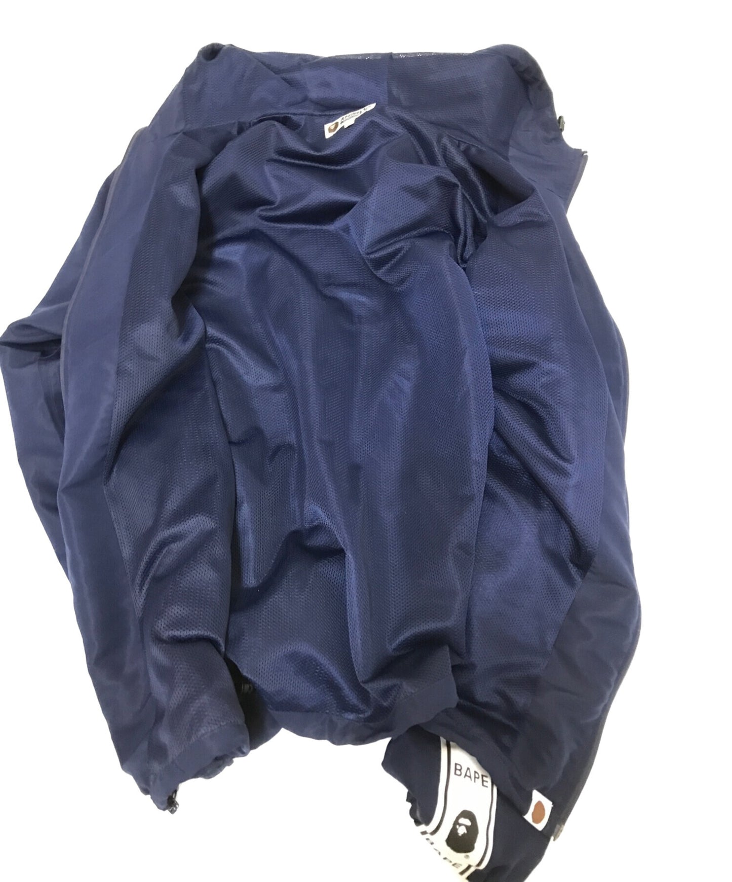 [Pre-owned] A BATHING APE Tape Line Track Jacket Zip Up Hood Logo 001gde701001x