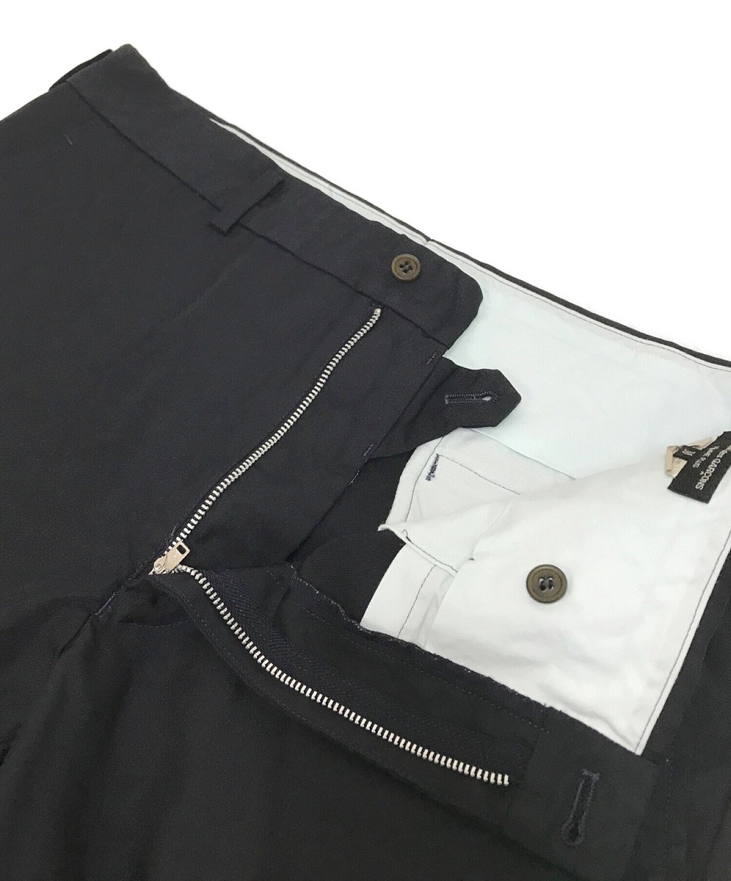 [Pre-owned] COMME des GARCONS HOMME PLUS Poly-cushioned stolate pants with zipper fly PS-P075
