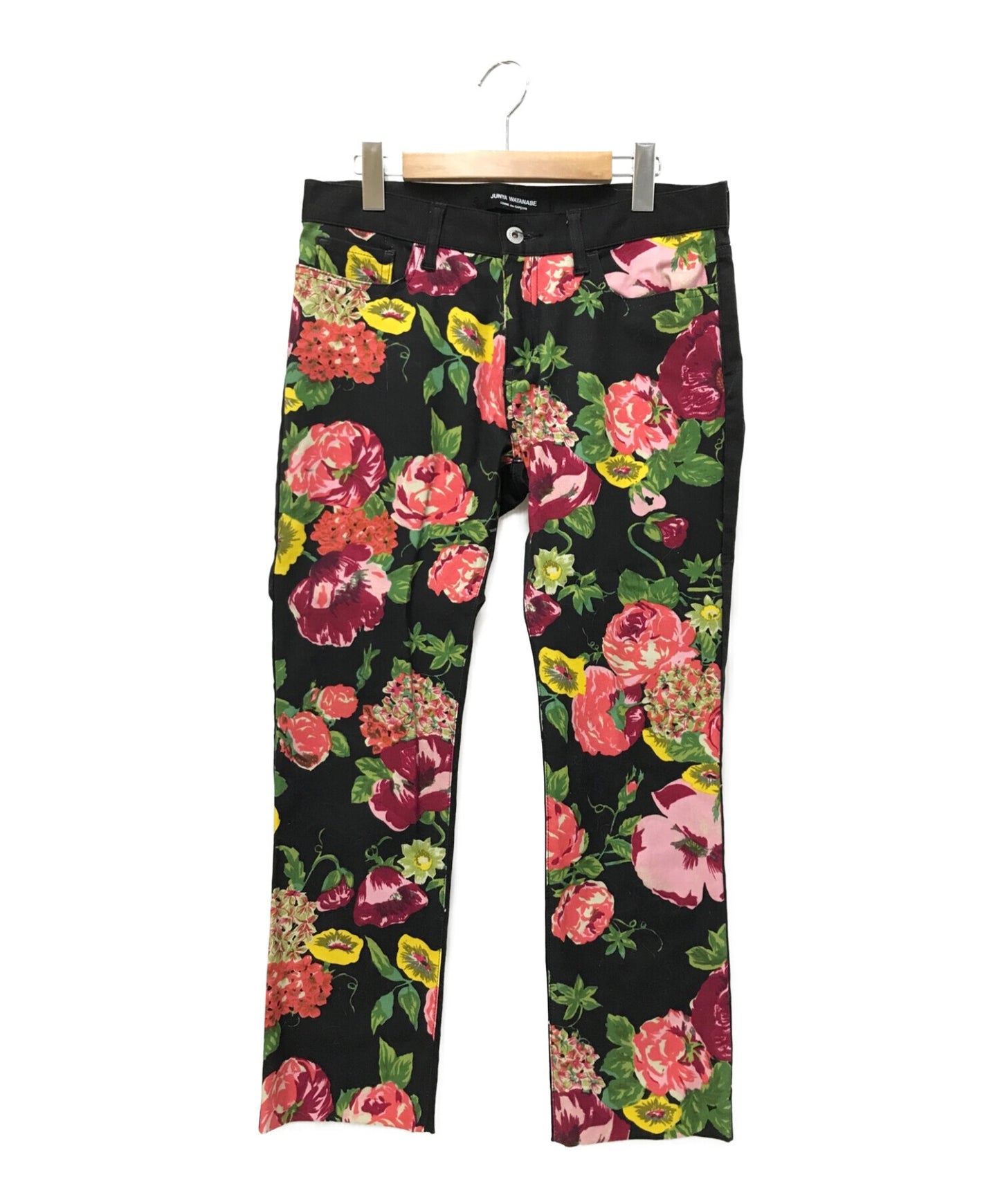 [Pre-owned] JUNYA WATANABE COMME des GARCONS Floral patterned pants, all-over patterned pants, tight pants JUNYA WATANABE JB-P005