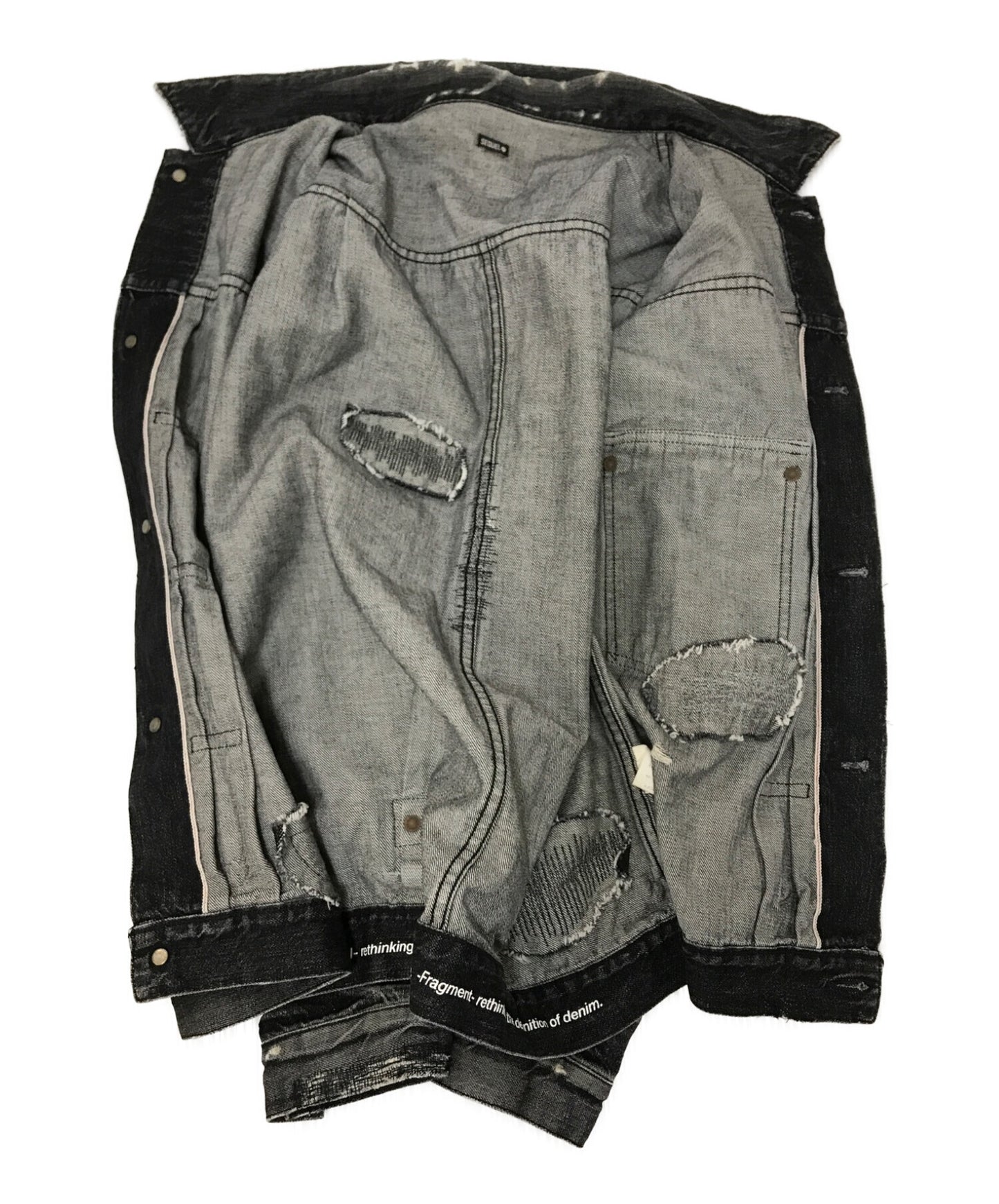 Urban Outfitters Uo Damaged Denim Trucker Jacket, $99 | Urban Outfitters |  Lookastic