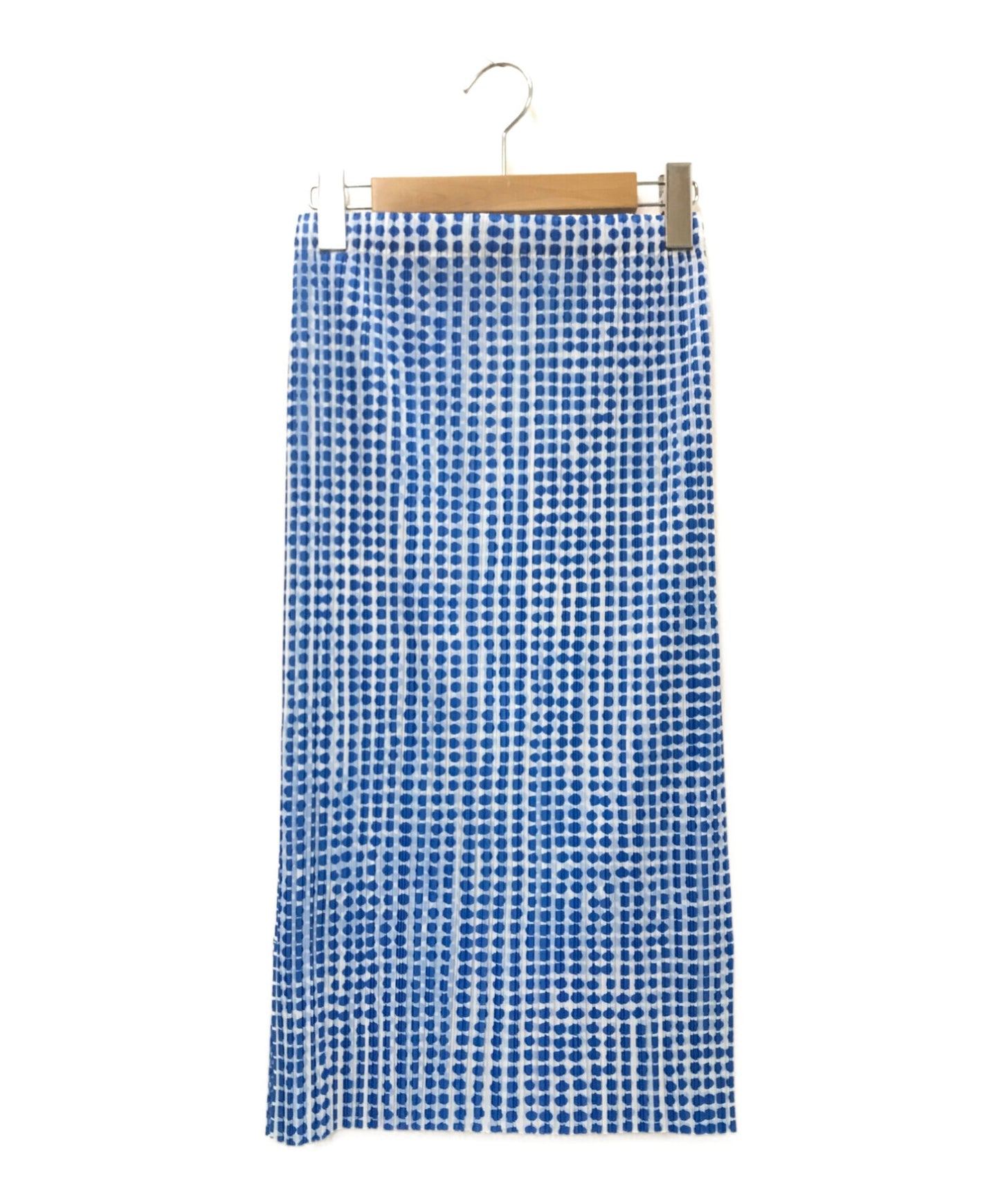 [Pre-owned] PLEATS PLEASE Dot Print Skirt Pleated Total Pattern Popularity Standard Slit Issey Miyake PP12-JG511