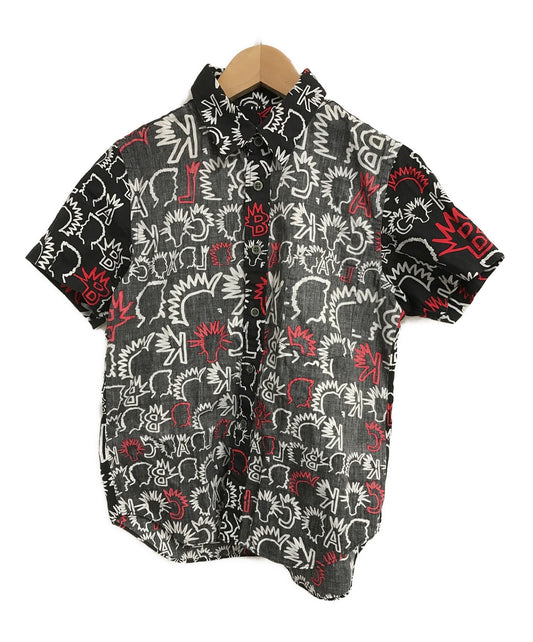 [Pre-owned] BLACK COMME des GARCONS S/S shirt with all-over pattern 1Q-B011