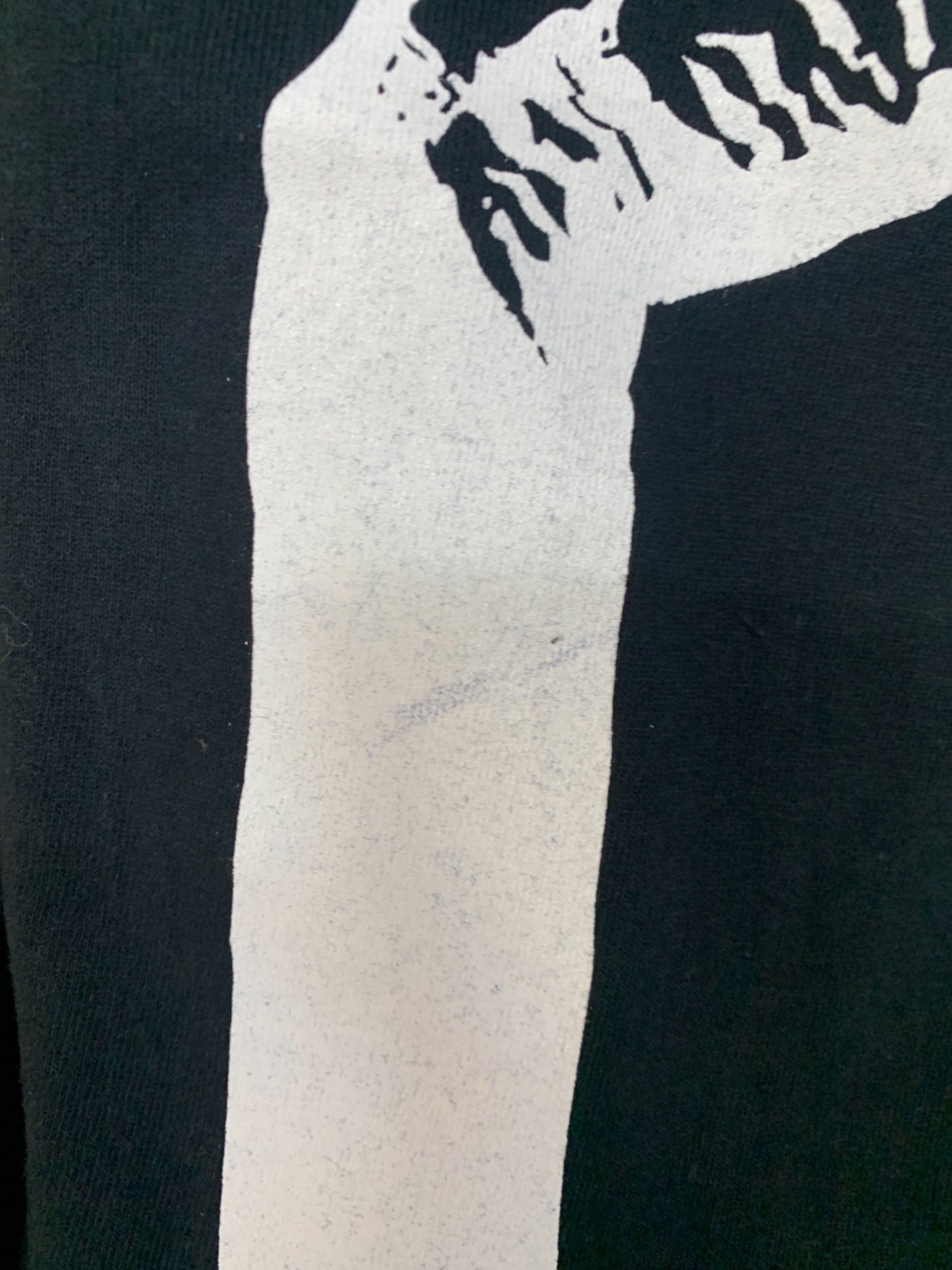 Undercover D 손으로 인쇄 된 티셔츠
