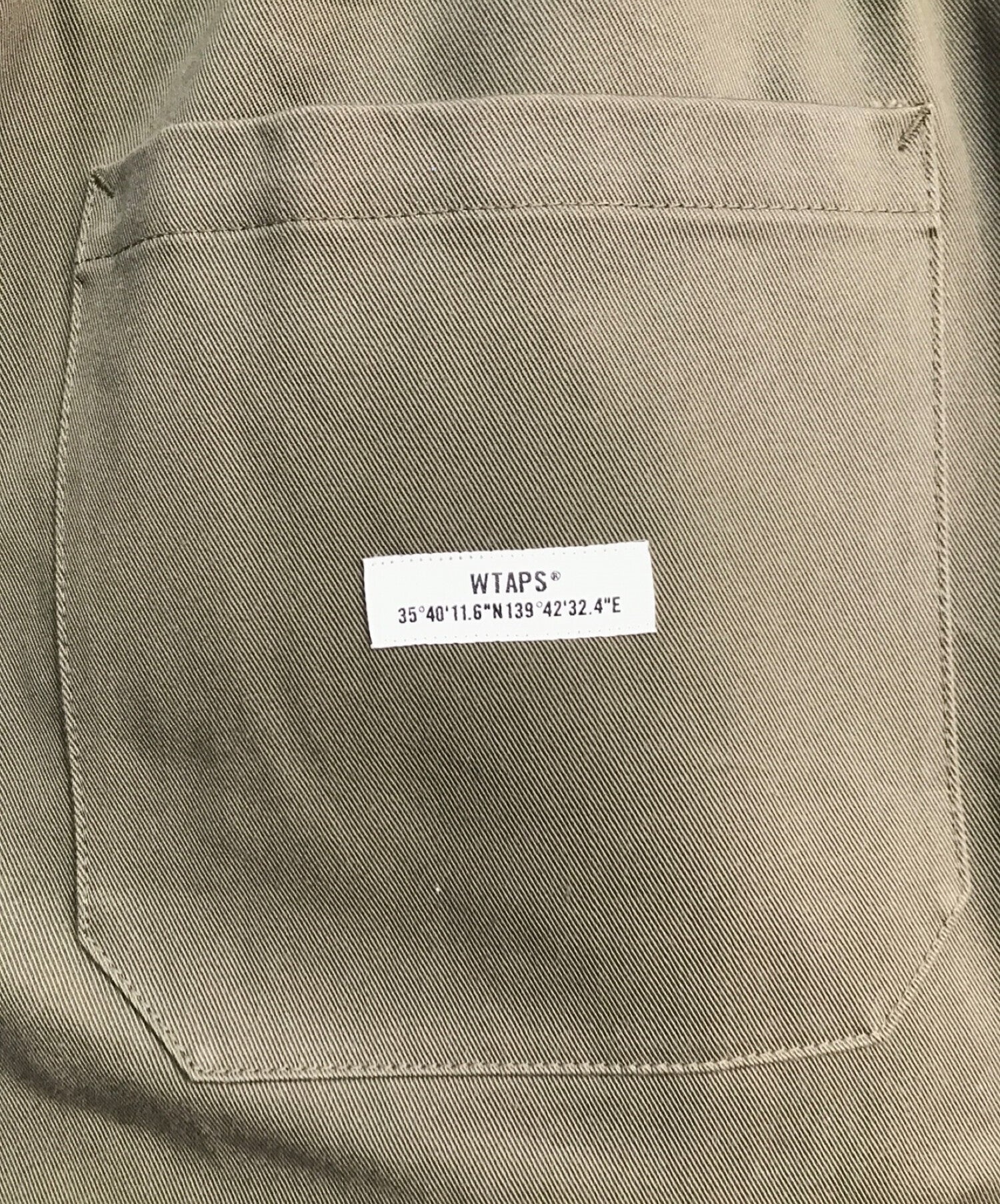 WTAPS seagull 03 trousers cotton twill 212wvdt-ptm08 212wvdt-ptm08