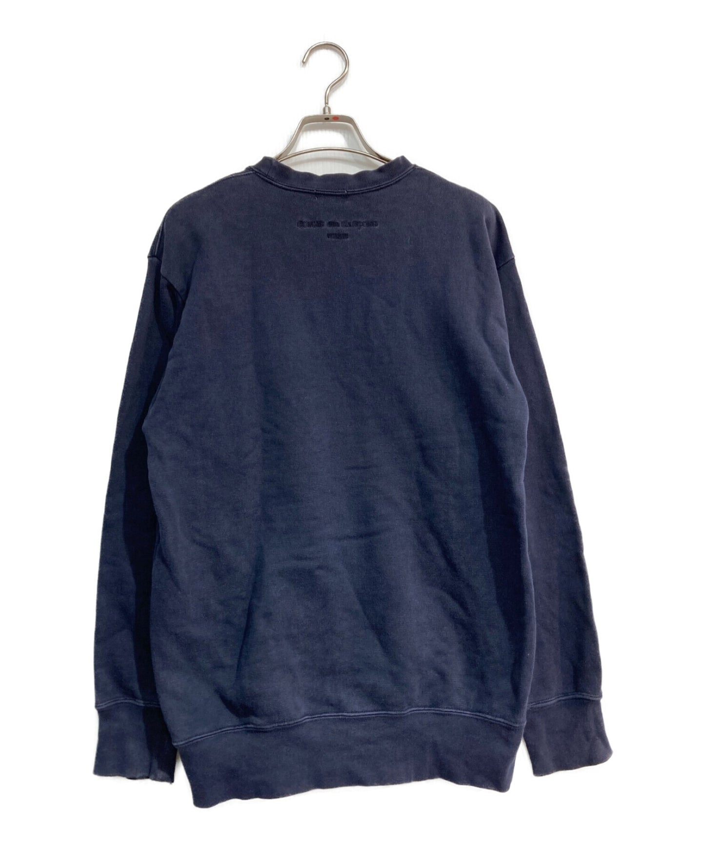 [Pre-owned] COMME des GARCONS HOMME 80s-90s Back Embroidery Logo Crewneck Sweatshirt Tanaka Om