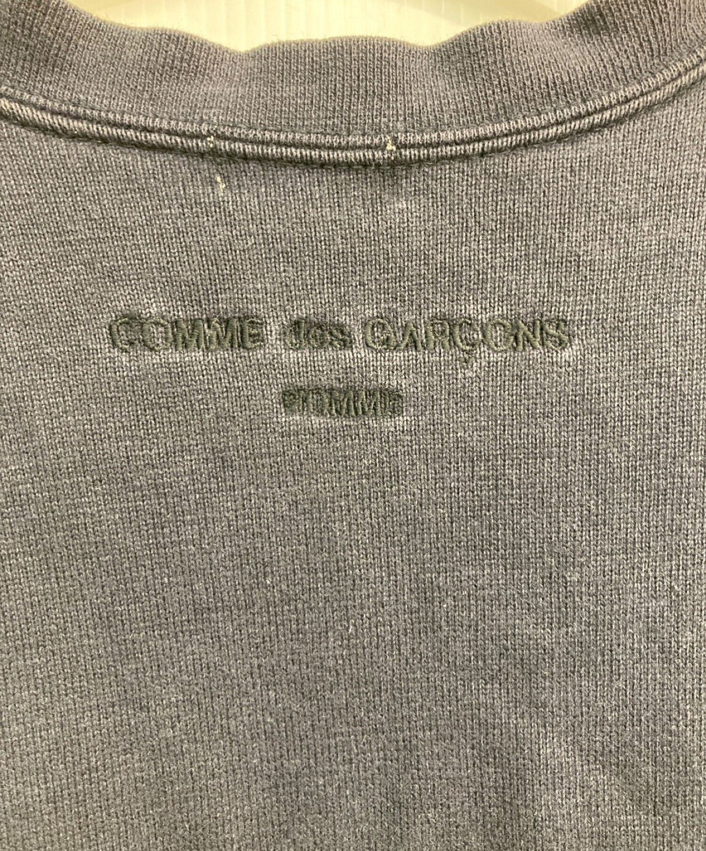 Comme des Garcons Homme 80s-90s Back Embroidery Logo Crewneck Sweatshirt Tanaka OM