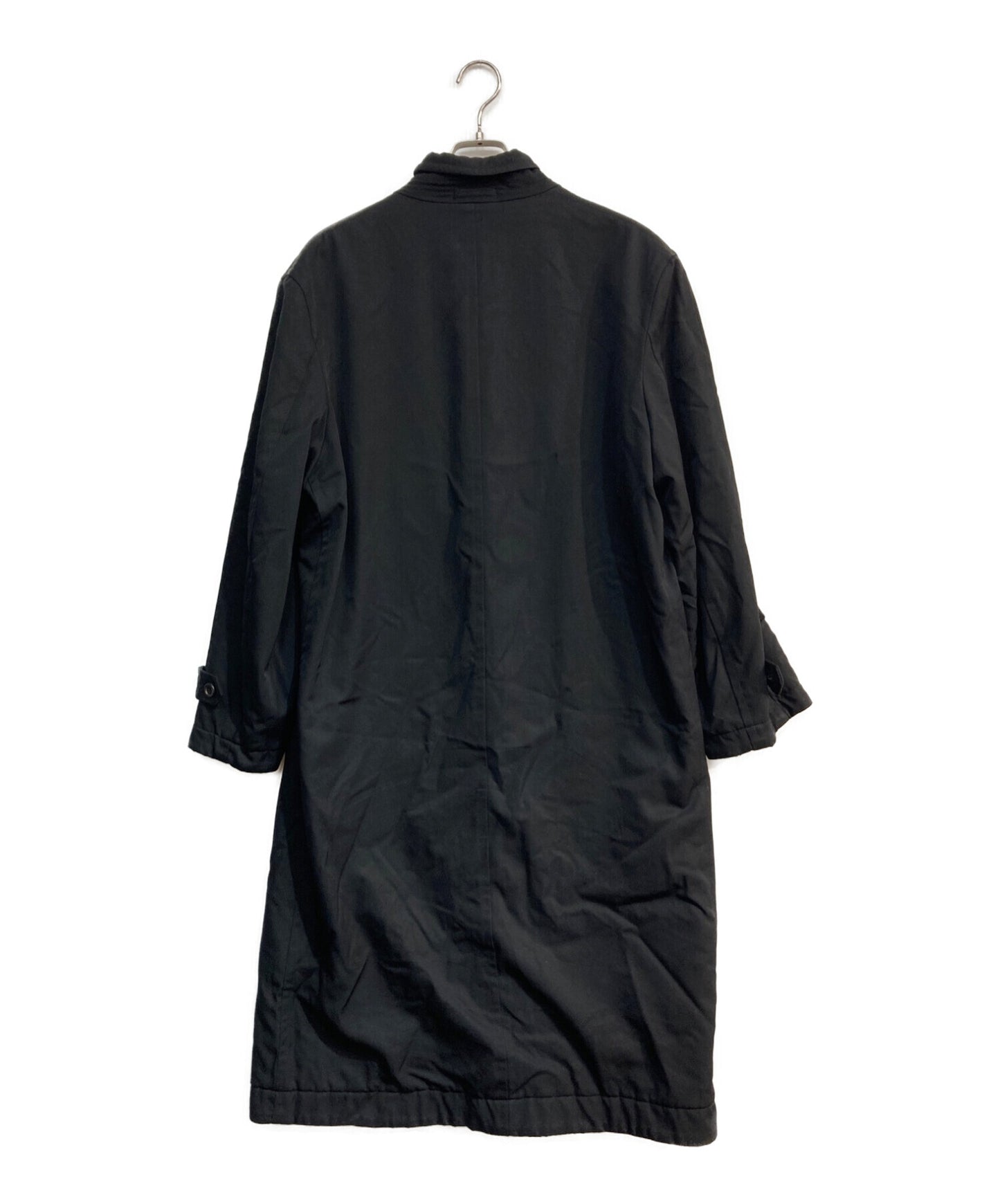 [Pre-owned] COMME des GARCONS Gaber stainless collar coat black 97AW Tanaka Om