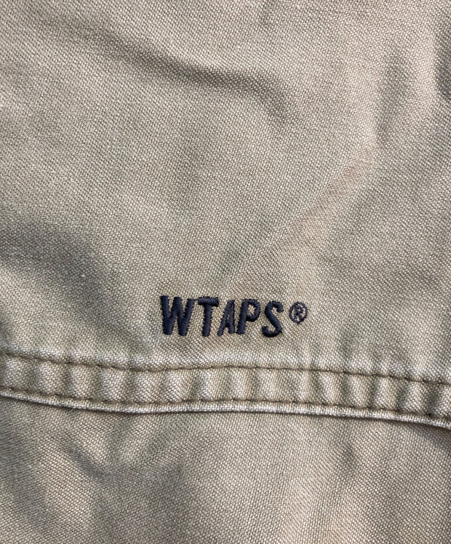 WTAPS Bio-Washed Cotton Full Zip Military Jacket 201WVDT-JKM03 201WVDT-JKM03