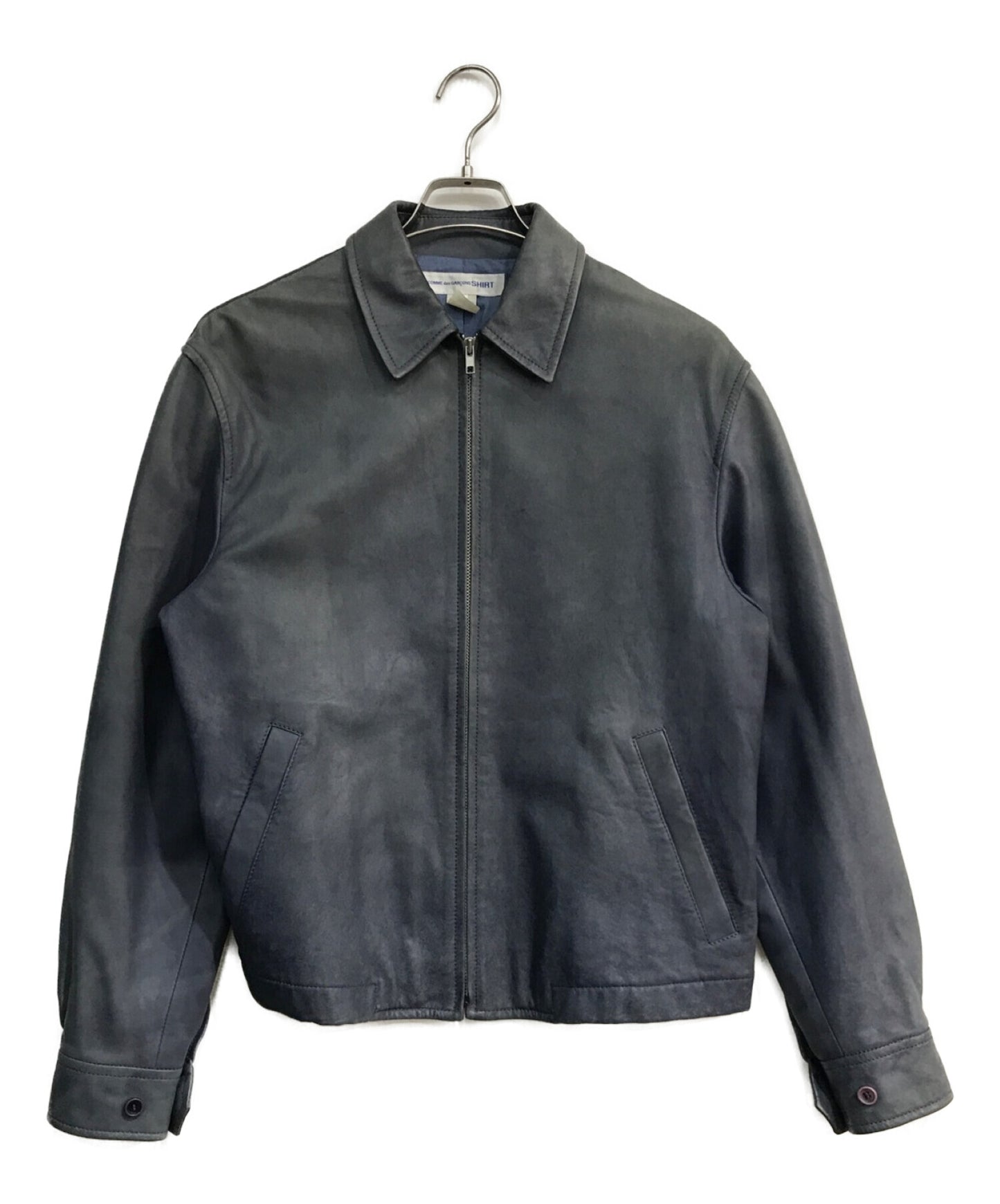 [Pre-owned] COMME des GARCONS SHIRT USED processed leather jacket S14230 S14230