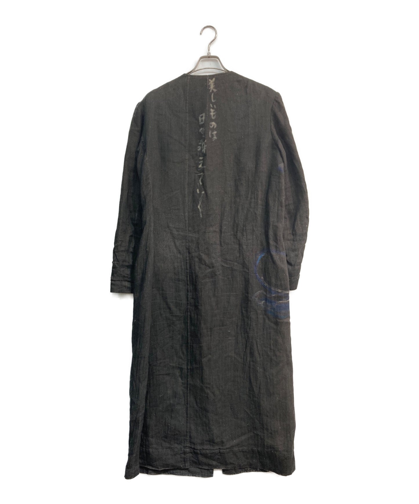 [Pre-owned] Yohji Yamamoto pour homme 20SS LOOK No.1 P double top front long dress HN-D17-816 Beautiful things disappear every day HN-D17-816
