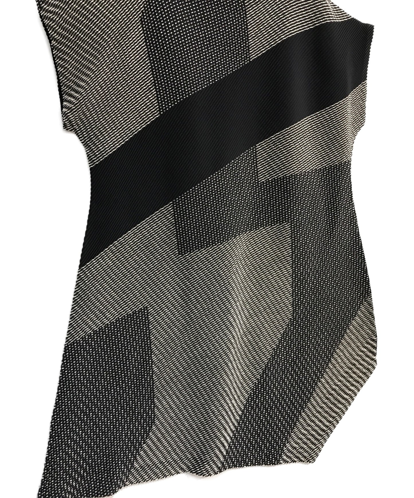 [Pre-owned] ISSEY MIYAKE Design Pleats Dress IM02FH687 Sleeveless Dress Black IM02FH687
